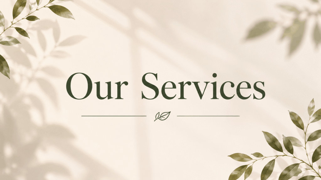our services